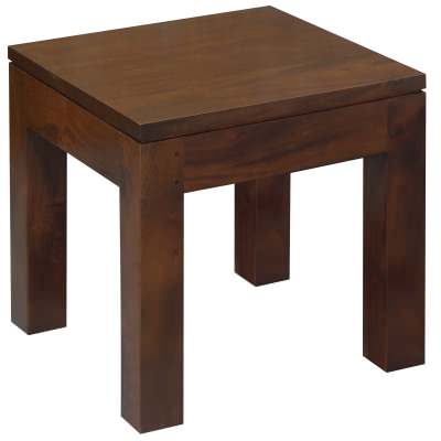 Amsterdam Mahogany Timber Lamp Table, Small, Mahogany