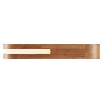 Lyric Wood Dimmable LED Oyster Light, 36W, CCT, Square