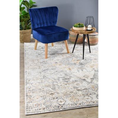 Medina No.0320 Bohemian Rug, 170x120cm, Mustard / Grey