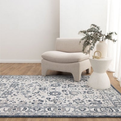 Maya Floral Transitional Oriental Rug, 330x240cm