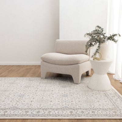 Maya Border Transitional Oriental Rug, 290x200cm