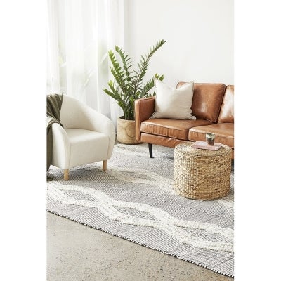 Rhythm Chime Hand Loomed Wool Rug, 155x225cm