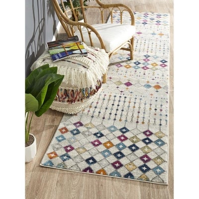 Mirage Peggy Tribal Morrocan Runner Rug, 80x500cm