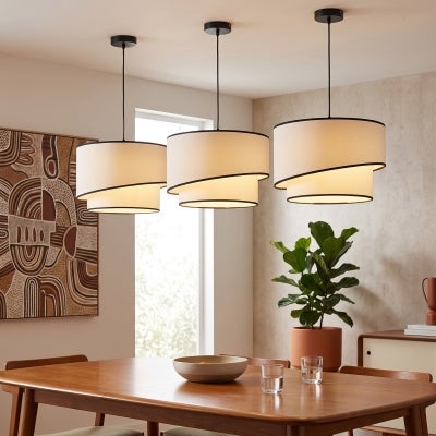 Garcelle Fabric Pendant Light