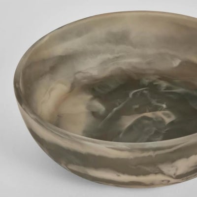 Halo Resin Serving Bowl, Medium, Coca