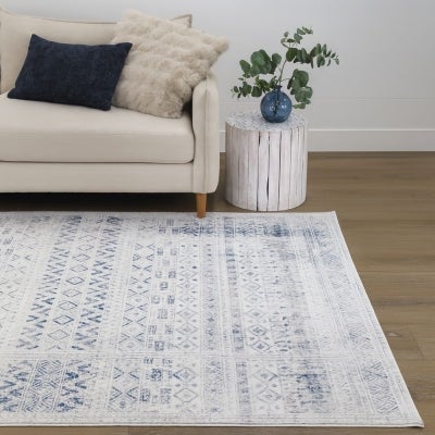 Mustaq Ikop Bohemian Rug, 150x80cm, Navy