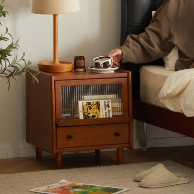 Bramley Boxwood Bedside Table, Large