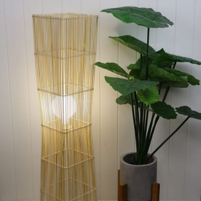 Jambi Rattan Floor Lamp