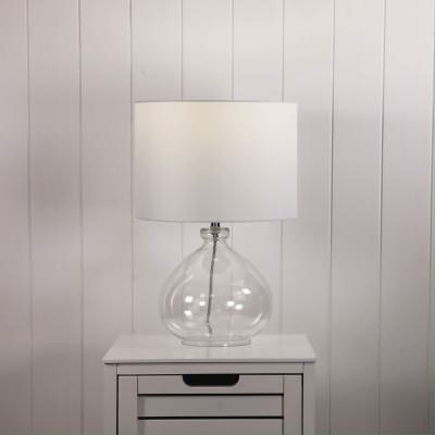 Melfi Glass Table Lamp, Clear