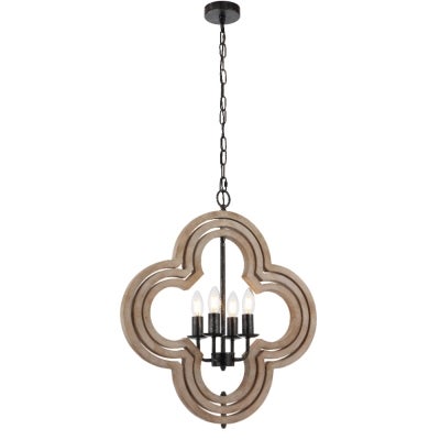 Omar Wood & Iron Pendant Light