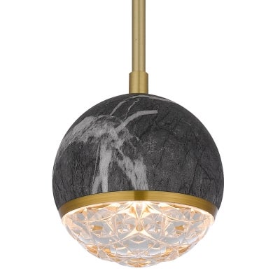 Oneta Ball Pendant Light, Black