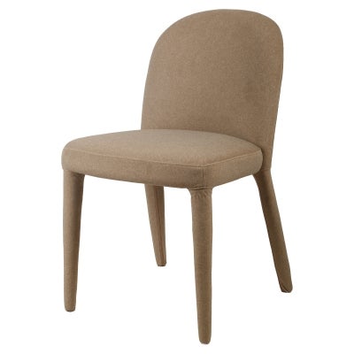 Aetheria Fabric Dining Chair, Latte