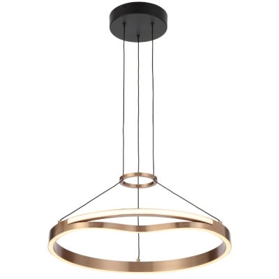 Ostrom Aluminium Dimmable LED Single Ring Pendant Light, Small