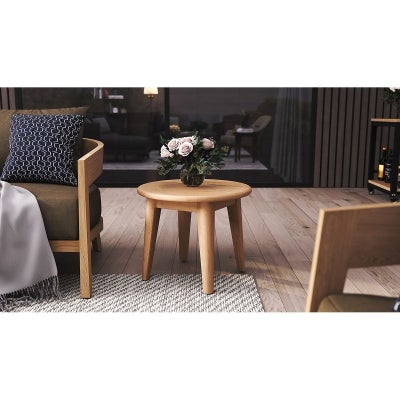 Maroochydore Teak Timber Round Outdoor Side Table