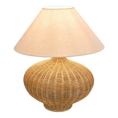 Dallas Rattan Base Table Lamp