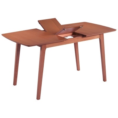 Knox Beech Timber Extension Dining Table, 150-190cm, Blackwood