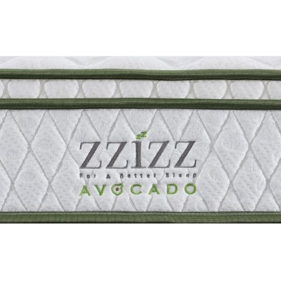 Avocado Boxed Euro Top Pocket Spring Firm Mattress, Queen