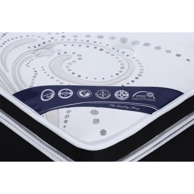 Eclipse Boxed Luxury Euro Top Pocket Spring Medium Mattress, Queen