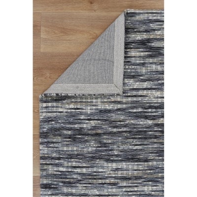 Copacabana Geometric Hand Loomed Wool Rug, 230x160cm, Stone