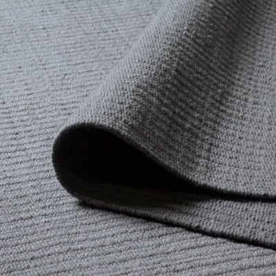 Pebble Flatweave Wool Rug, 365x457cm, Anthracite