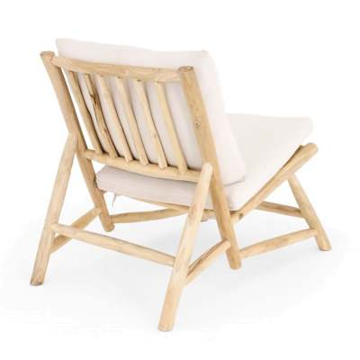 Peniel Teak Timber Indoor / Outdoor Lounge Chair