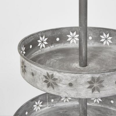 Lucerne Metal 2-Tier Round Cake Stand
