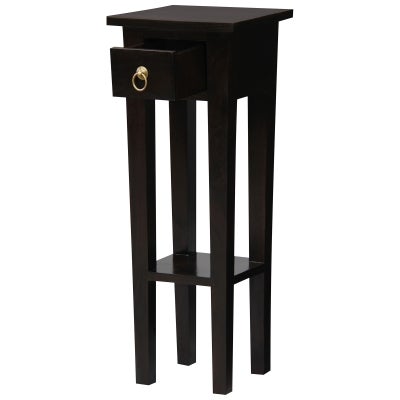 Malacca Mahogany Timber Plant Stand, Chocolate