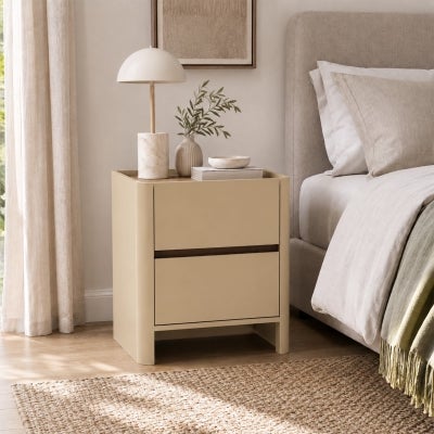 Quinn 2 Drawer Bedside Table