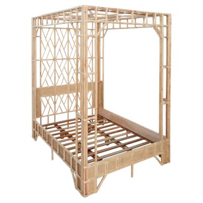 Foreland Rattan 4 Poster Bed, King