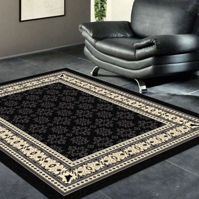 Legacy Donya Oriental Rug, 160x230cm, Black