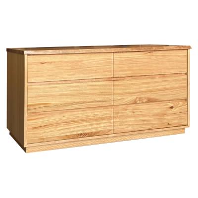 Marquess Messmate Timber 6 Drawer Dresser