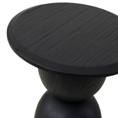 Fralir Recycled Fir Timber Round Side Table, 
