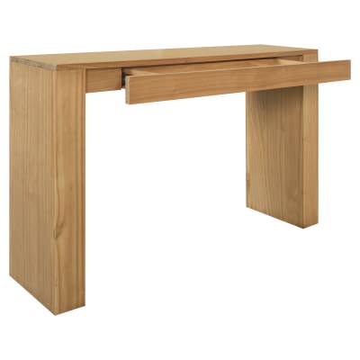 Hudson Mindi Wood Console Table, 120cm, Natural