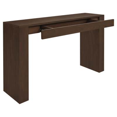 Hudson Mindi Wood Console Table, 120cm, Walnut