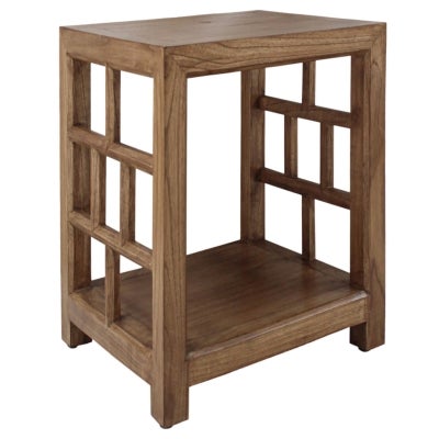 New Macaire Timber Side Table, Natural