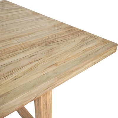 Sheraton Timber Dining Table, 220cm, Distressed Natural