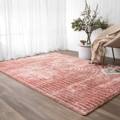 Tender Dior Shag Rug, 380x280cm, Blush