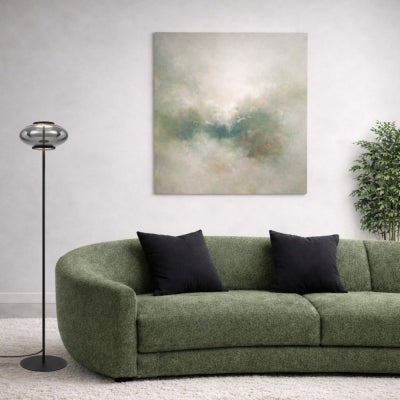 Tequo Iron & Glass Dimmable LED Floor Lamp