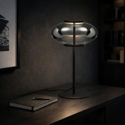 Tequo Iron & Glass Dimmable LED Table Lamp