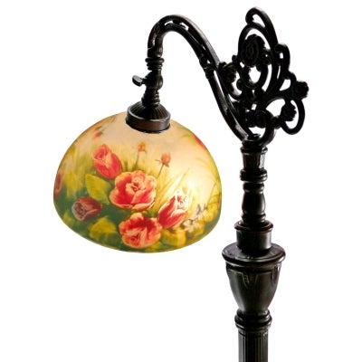 Delamere Hand Painted Shade Downbridge Floor Lamp