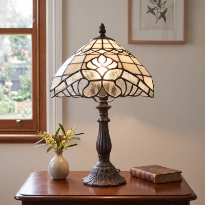 Vienna Tiffany Style Stained Glass Table Lamp, Small