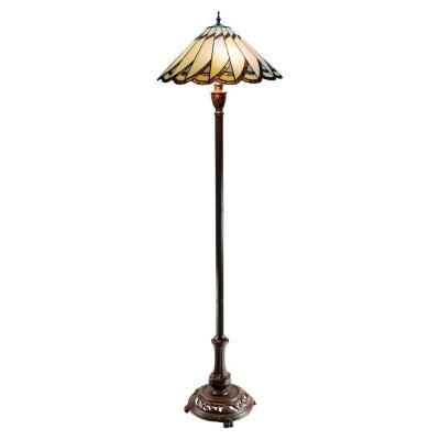 Vermont Tiffany Style Stained Glass Floor Lamp