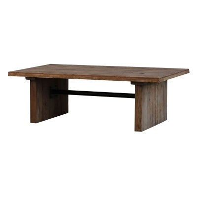 Malachi Reclaimed Oak Timber Coffee Table, 140cm