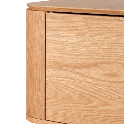 Misinto Wooden 3 Drawer TV Unit, 240cm, Oak