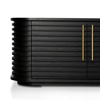 Bresso 5 Door TV Unit, 230cm, Espresso Black