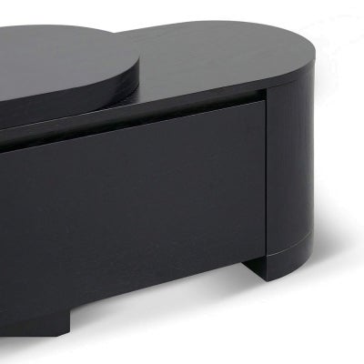 Brunswick Wooden 3 Drawer Extendable TV Unit, 200-340cm, Black