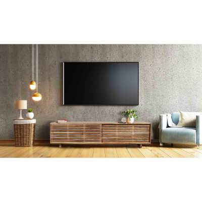 Leo Mango Wood Sliding Door TV Unit, 180cm