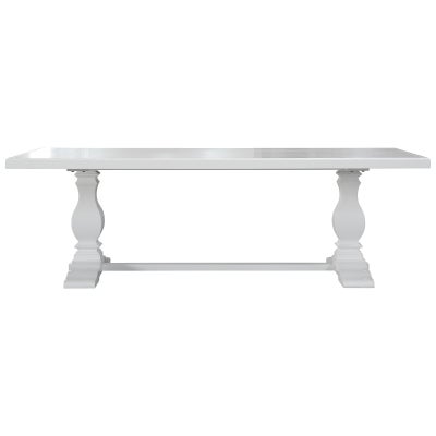 Newport Wooden Parquetry Dining Table, 240cm