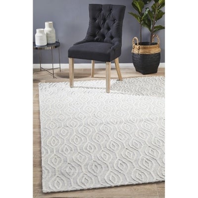Winter Wish Hand Tufted Wool & Viscose Rug, 155x225cm