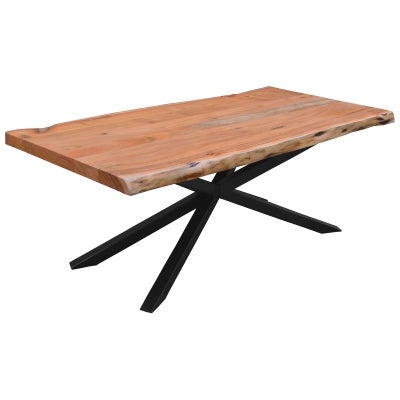 Condell Acacia Timber & Metal Coffee Table, 130cm